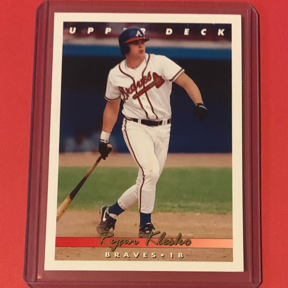 Ryan Klesko #376 1993 Upper Deck Baseball Trading Card